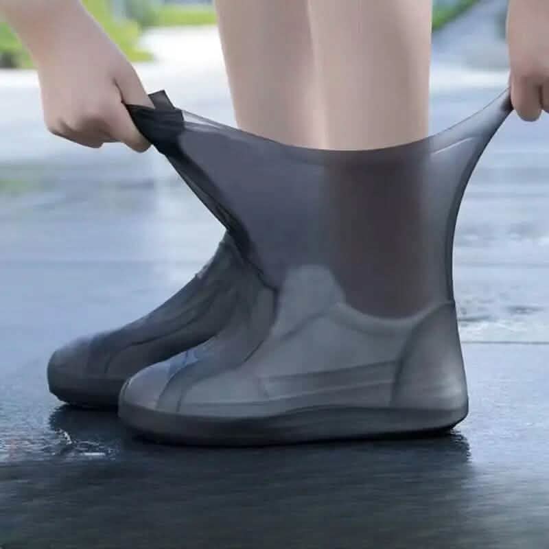 3-Pairs: Outdoor Latex Rain Boots Waterproof Shoe Cover