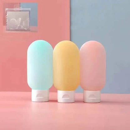 3-Piece: 60ml Leakproof Travel Bottle Set
