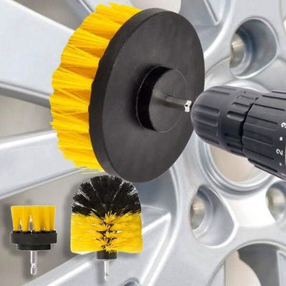 3-Piece: All Purpose Power Scrubber Drill Cleaning Brush Kit