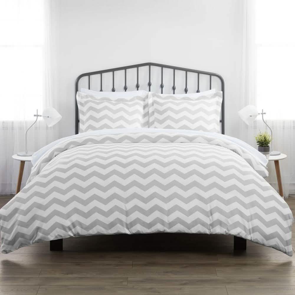3-Piece: Arrow Patterned Duvet Cover Set