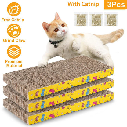 3-Piece: Cat Scratcher Pads