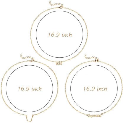 3-Piece: Constellation Zodiac Layer Necklaces