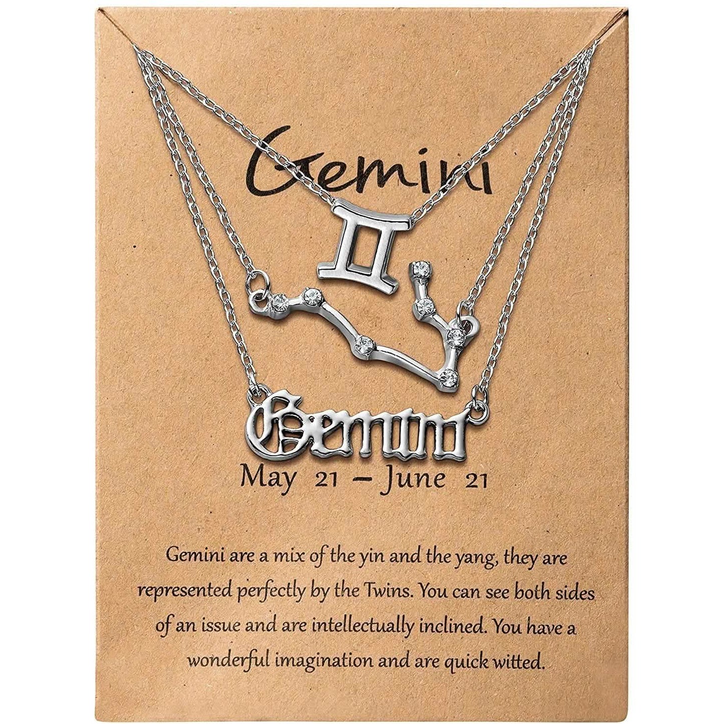 3-Piece: Constellation Zodiac Layer Necklaces