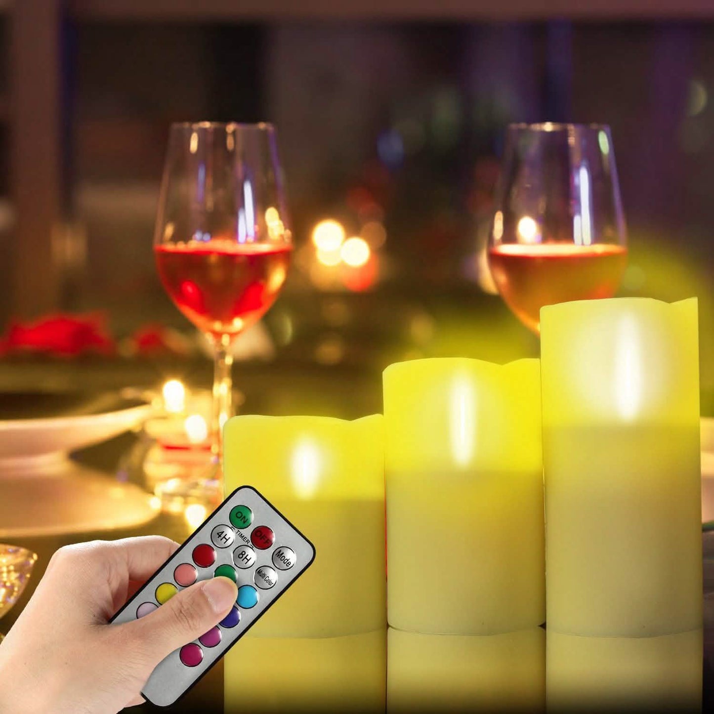 3-Piece: Flameless Votive Candles
