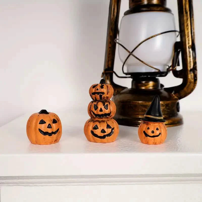 3-Piece: Halloween Pumpkin Decorations