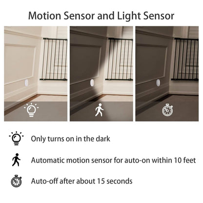 3-Piece: Motion Sensor Stick-on Cordless Night LED Lamp