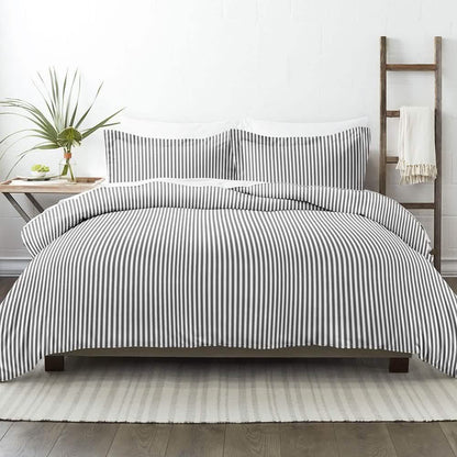 3-Piece: Ribbon Patterned Duvet Cover Set