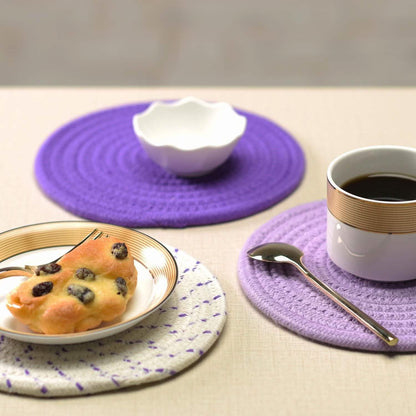 3-Piece Set: 100% Pure Cotton Thread Weave Hot Pot Holders