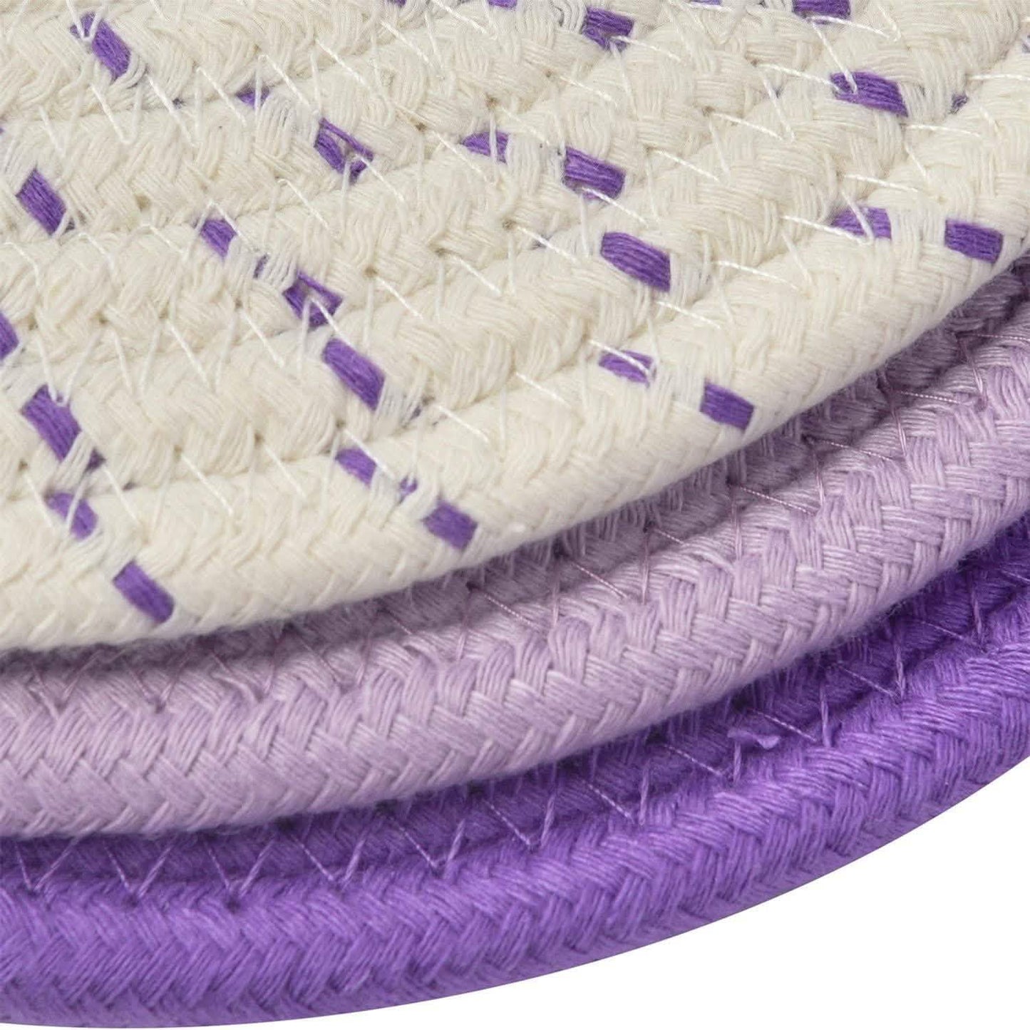 3-Piece Set: 100% Pure Cotton Thread Weave Hot Pot Holders