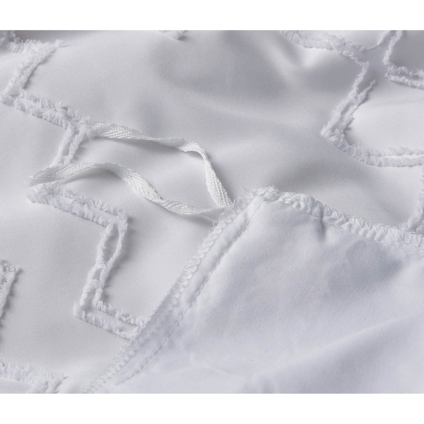 3-Piece Set: Bibb Home Tufted Clipped Duvet Cover