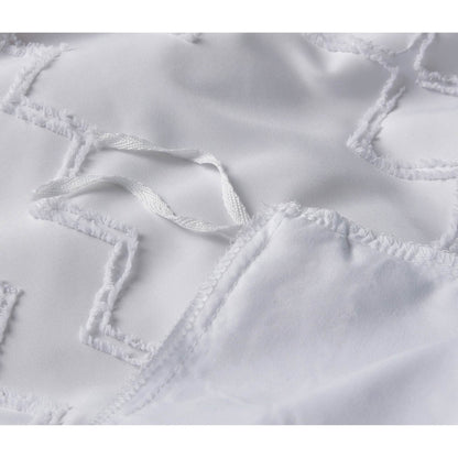 3-Piece Set: Bibb Home Tufted Clipped Duvet Cover