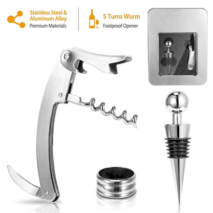 3-Piece Set: Corkscrew Bottle Opener Set