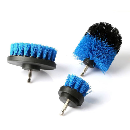 3-Piece Set: Drill Brush Power Scrubber