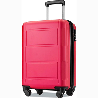 3-Piece Set: Lightweight Hard Luggage with Swivel Wheels and TSA Lock