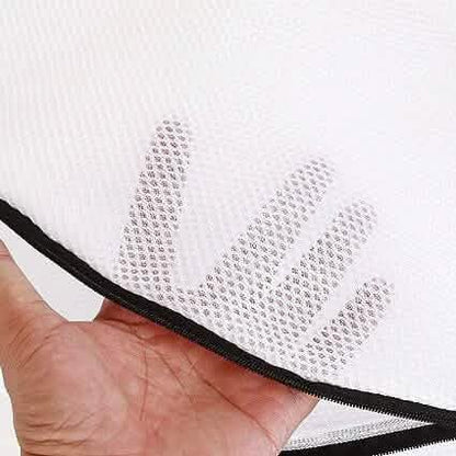 3-Piece Set: Mesh Shoe Laundry Bags with Zip Closure