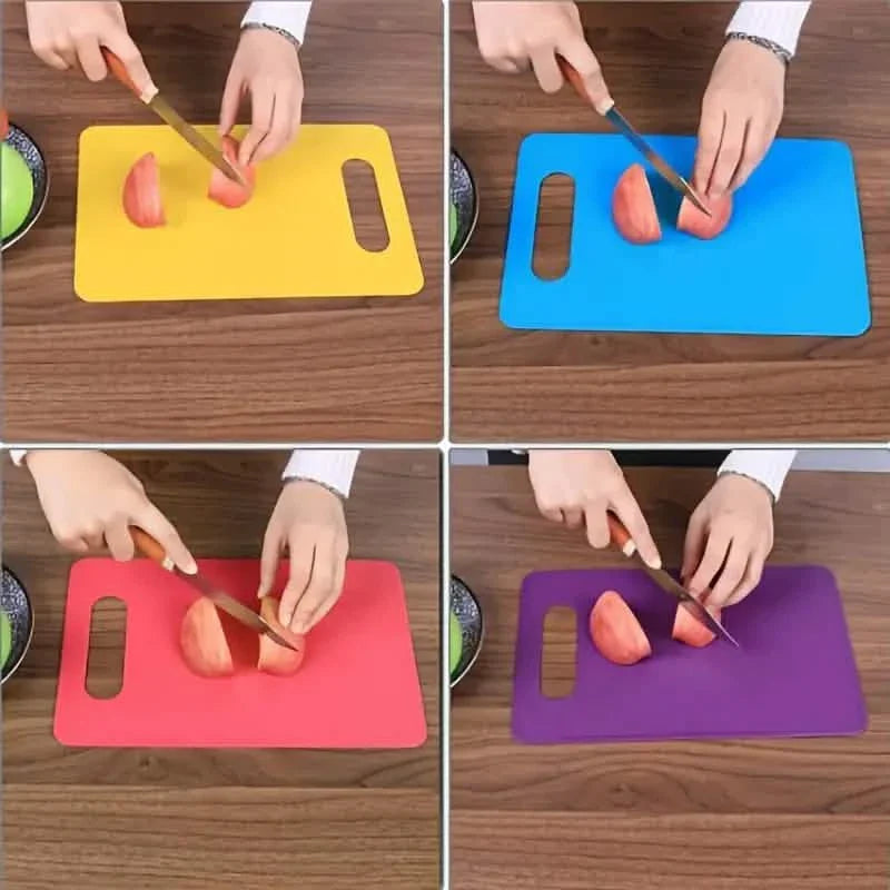 3-Piece Set: Plastic Cutting Board Foods Classification Boards