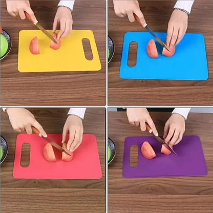 3-Piece Set: Plastic Cutting Board Foods Classification Boards