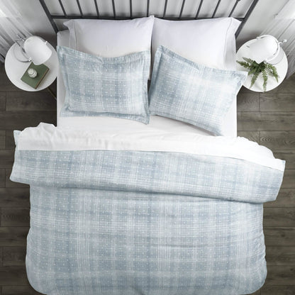 3-Piece Set: Polkadot Patterned Duvet Cover