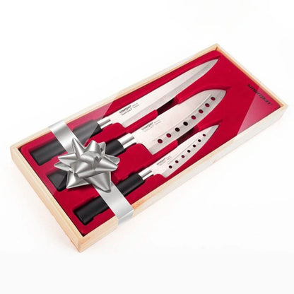 3-Piece Set: Smart Pan Stainless Steel Kitchen Knives