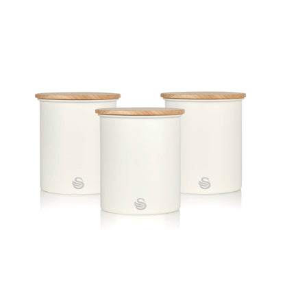 3-Piece Set: Swan Nordic Canisters