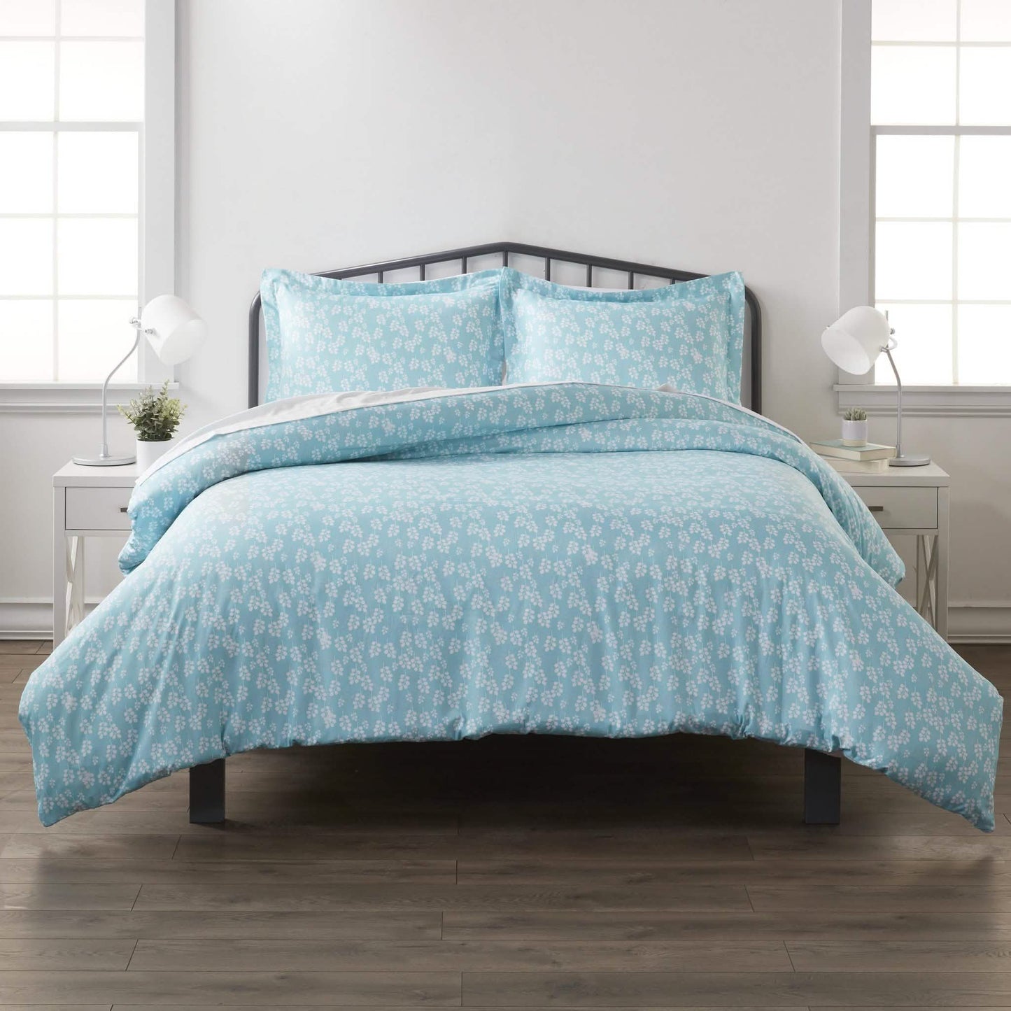 3-Piece Set: Wheatfield Patterned Duvet Cover Set