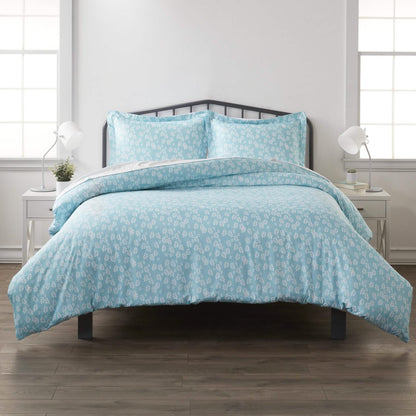 3-Piece Set: Wheatfield Patterned Duvet Cover Set