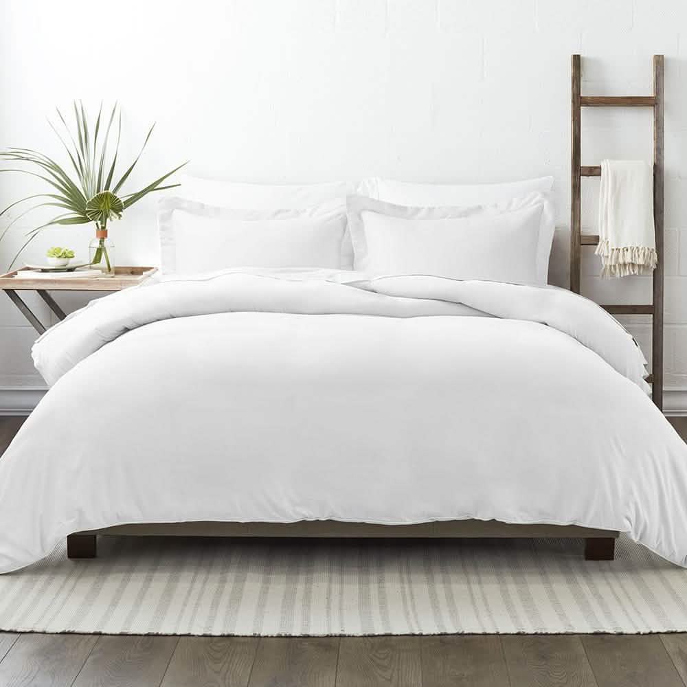 3-Piece: Solid Duvet Cover Set