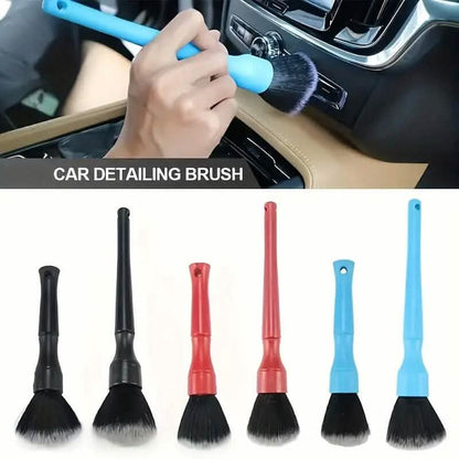 3-Pieces: Car Detailing Brush Set