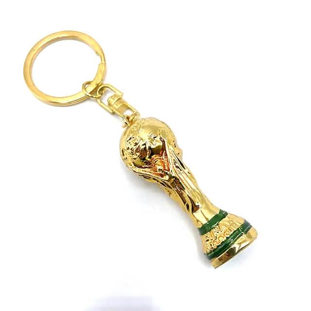 3-Pieces: Keychain Small Pendant Mascot Emblem 2022 Qatar World Cup