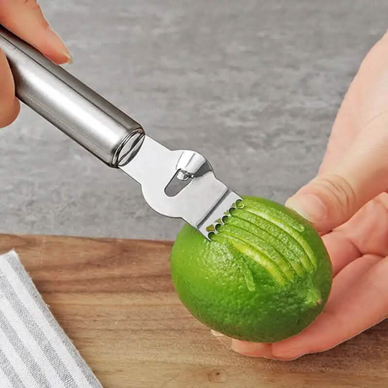 3-Pieces: Lemon Grater Stainless Steel Peeler