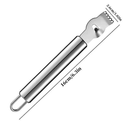 3-Pieces: Lemon Grater Stainless Steel Peeler