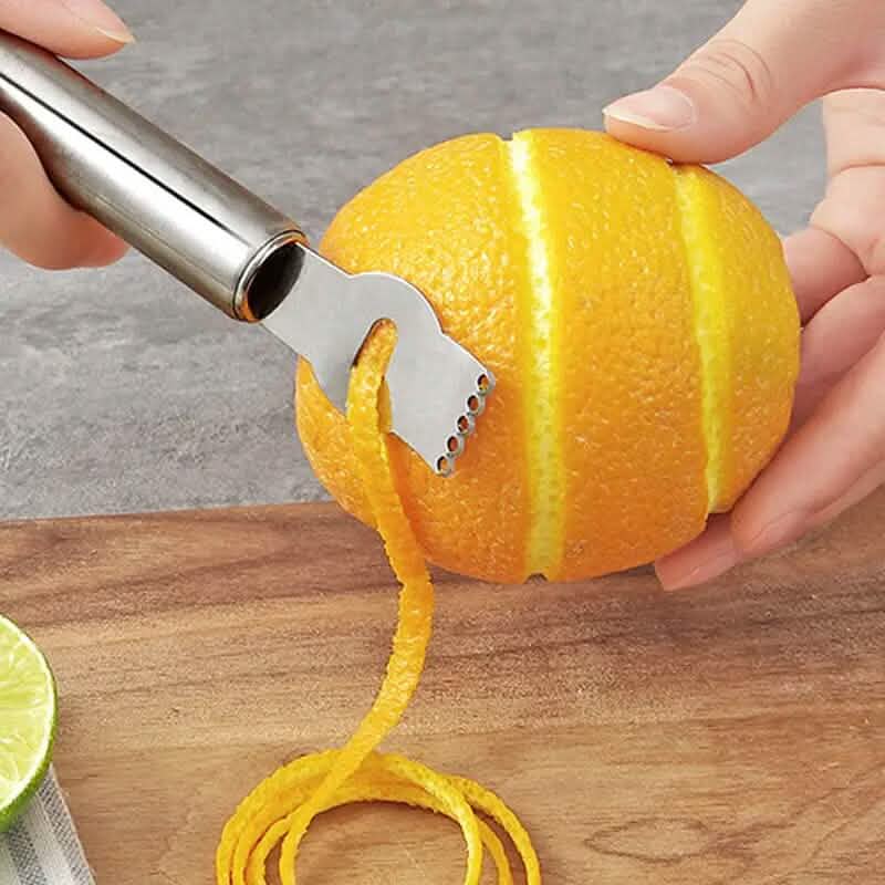 3-Pieces: Lemon Grater Stainless Steel Peeler