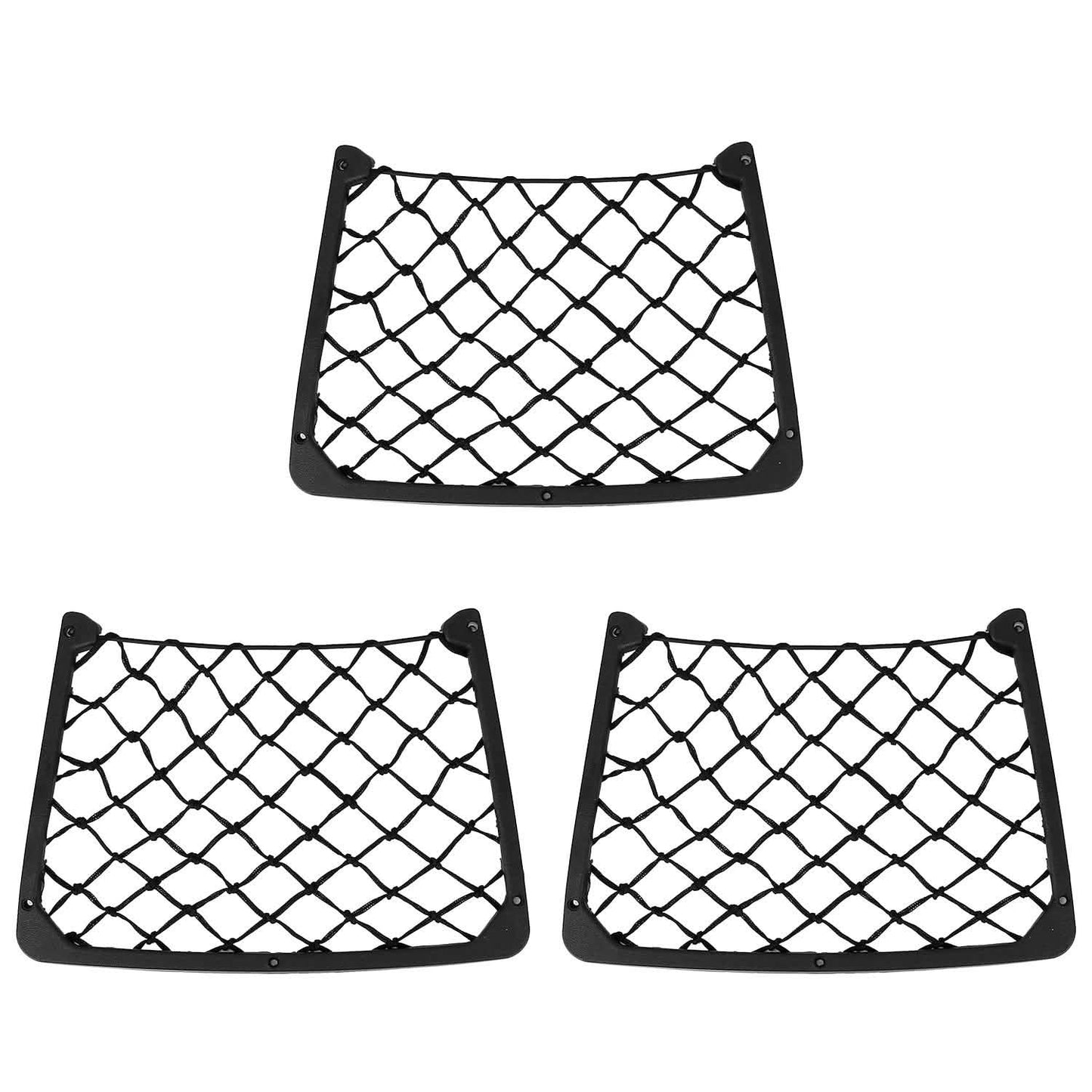 3-Pieces: Mesh Pocket Seat Side Organizer