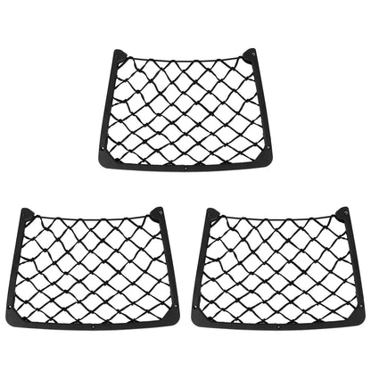 3-Pieces: Mesh Pocket Seat Side Organizer