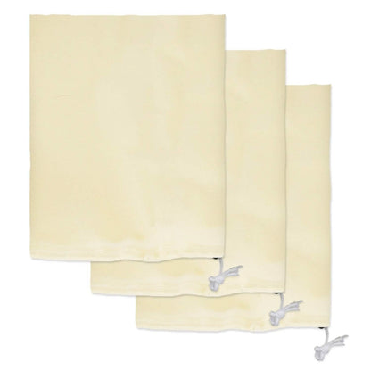 3-Pieces: Winter Plant Cover Bags with Drawstring