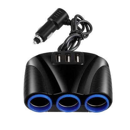 3-Socket Car Cigarette Lighter Splitter