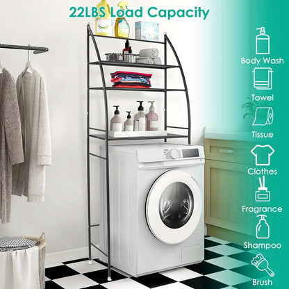 3-Tier Bathroom Over the Toilet Storage Shelf