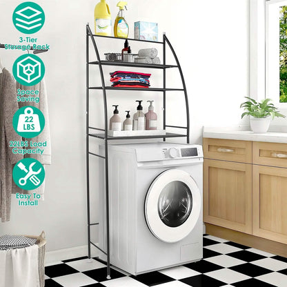 3-Tier Bathroom Over the Toilet Storage Shelf
