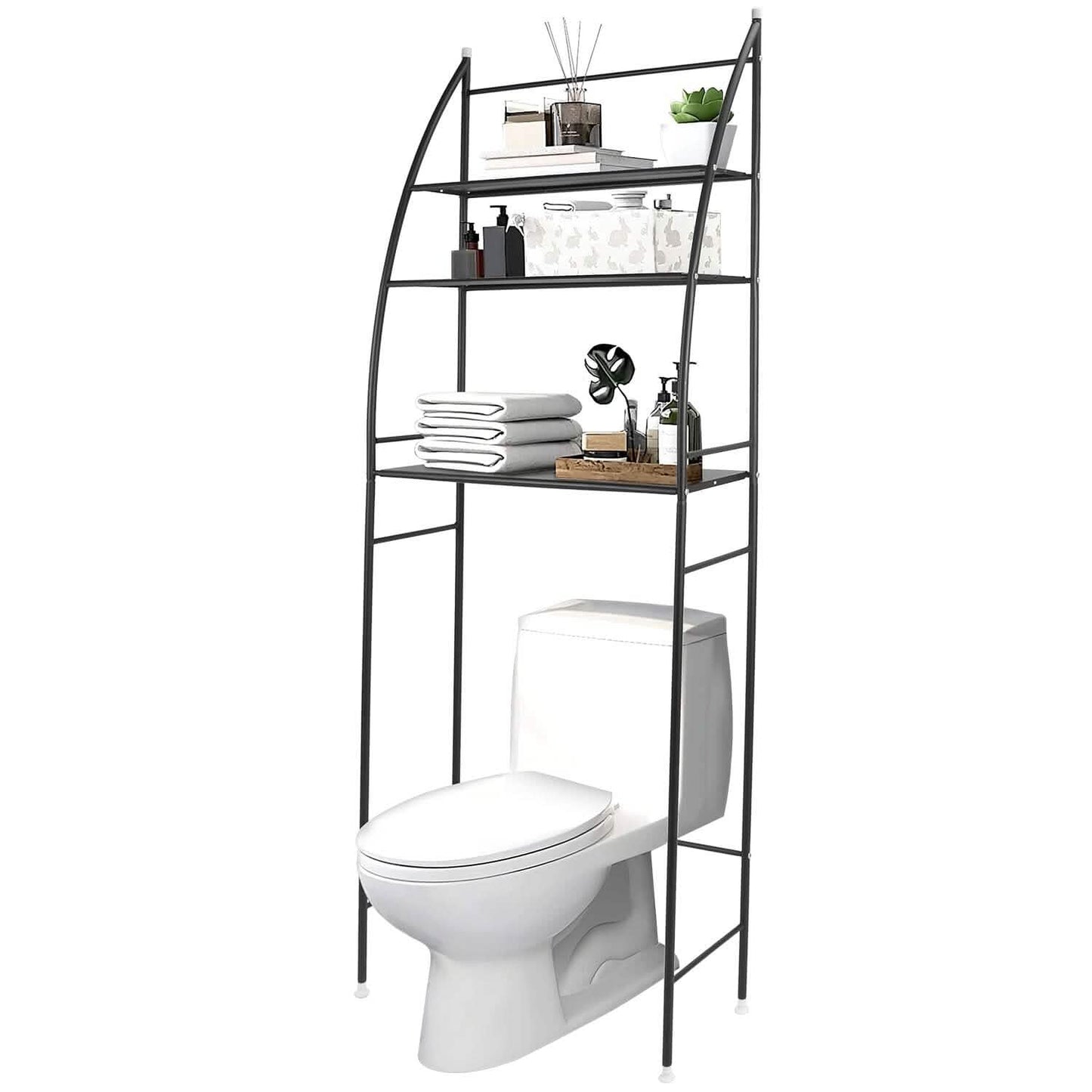 3-Tier Bathroom Over the Toilet Storage Shelf