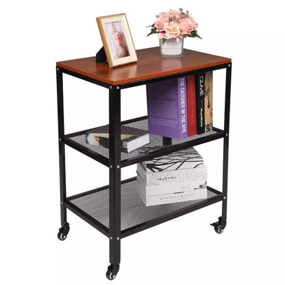 3-Tier Kitchen Microwave Cart Standing Bakers Rack Storage Cart