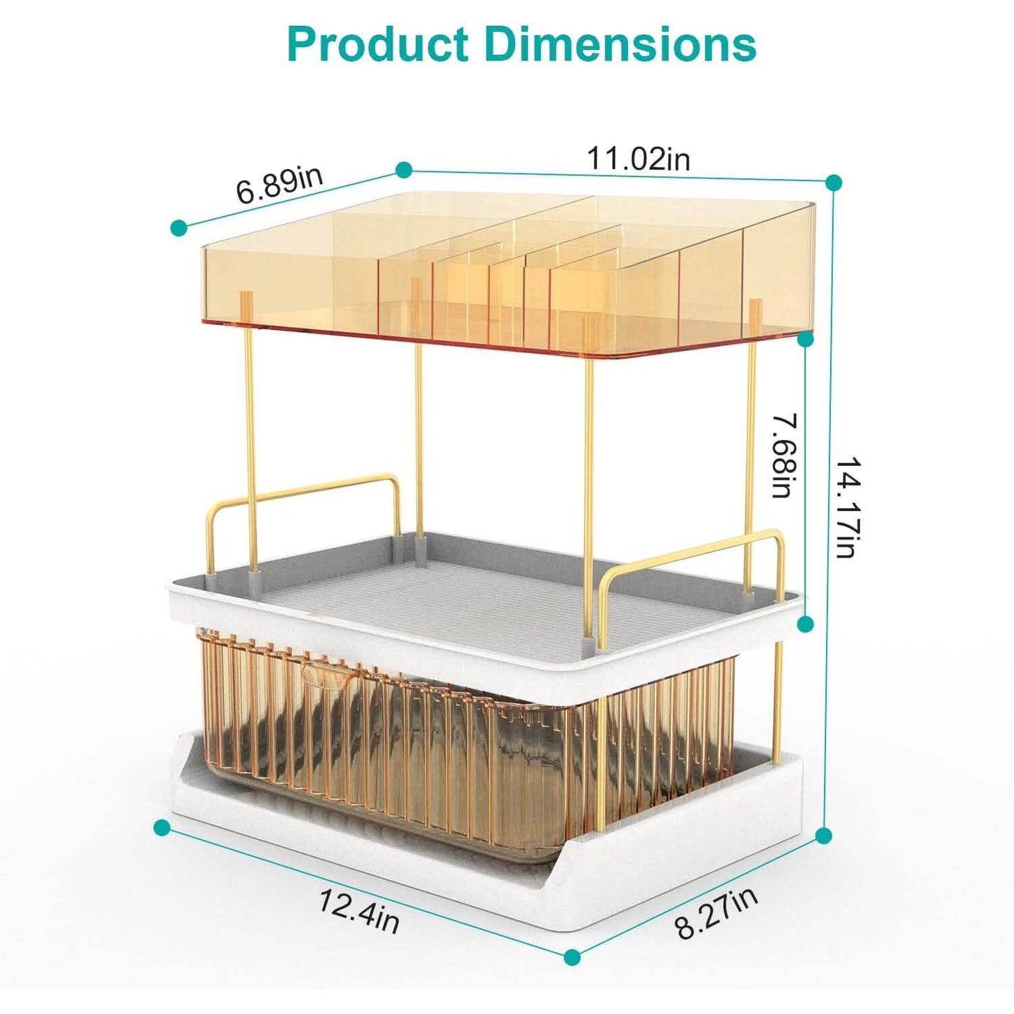 3-Tier Make Up Organizer