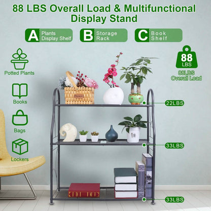 3-Tier Plant Stand Shelf Display Rack