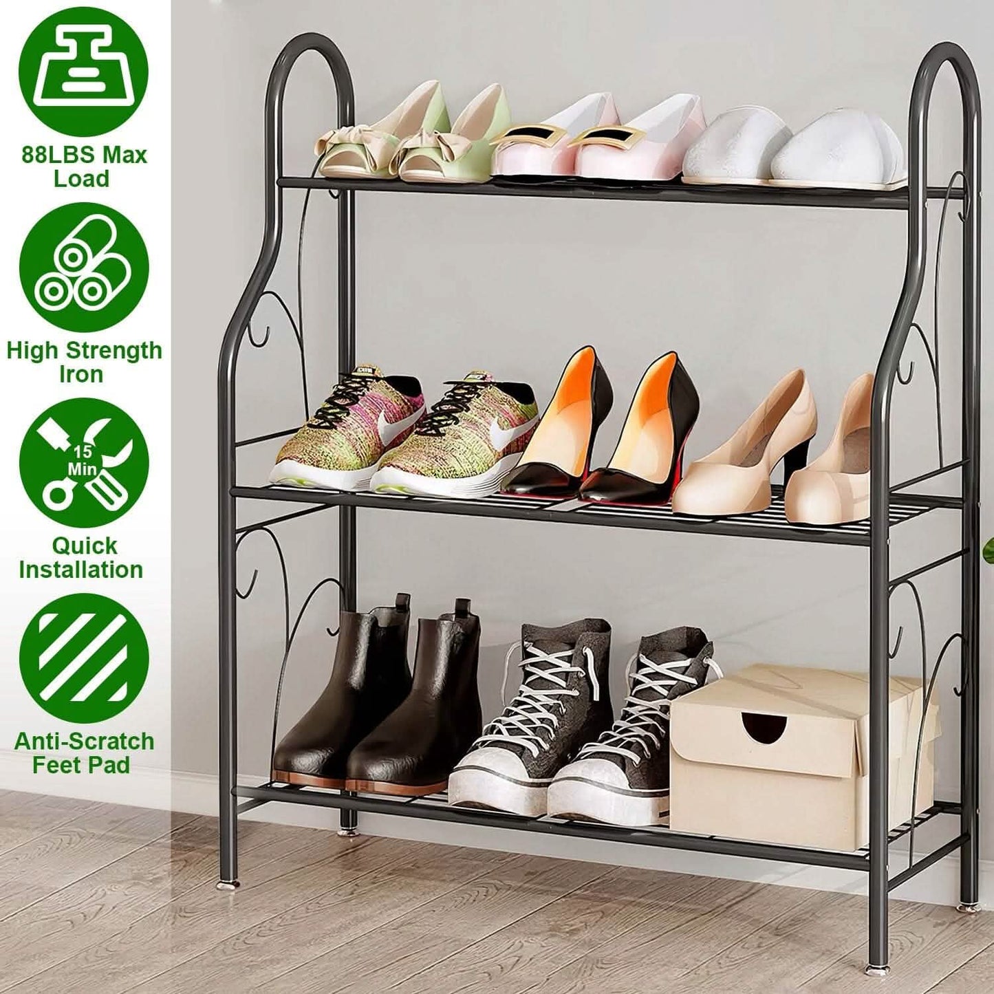 3-Tier Plant Stand Shelf Display Rack