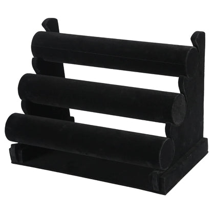 3-Tier Velvet Jewelry Stand