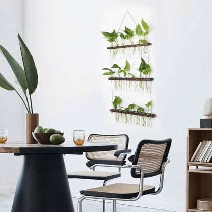 3-Tier Wall Hanging Glass Tube Planter