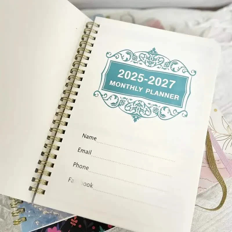 3 Year Monthly Planner 2025-2027, 36 Monthly Calendar