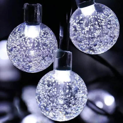 30 LED Solar String Ball Lights Outdoor Waterproof  Garden Decor