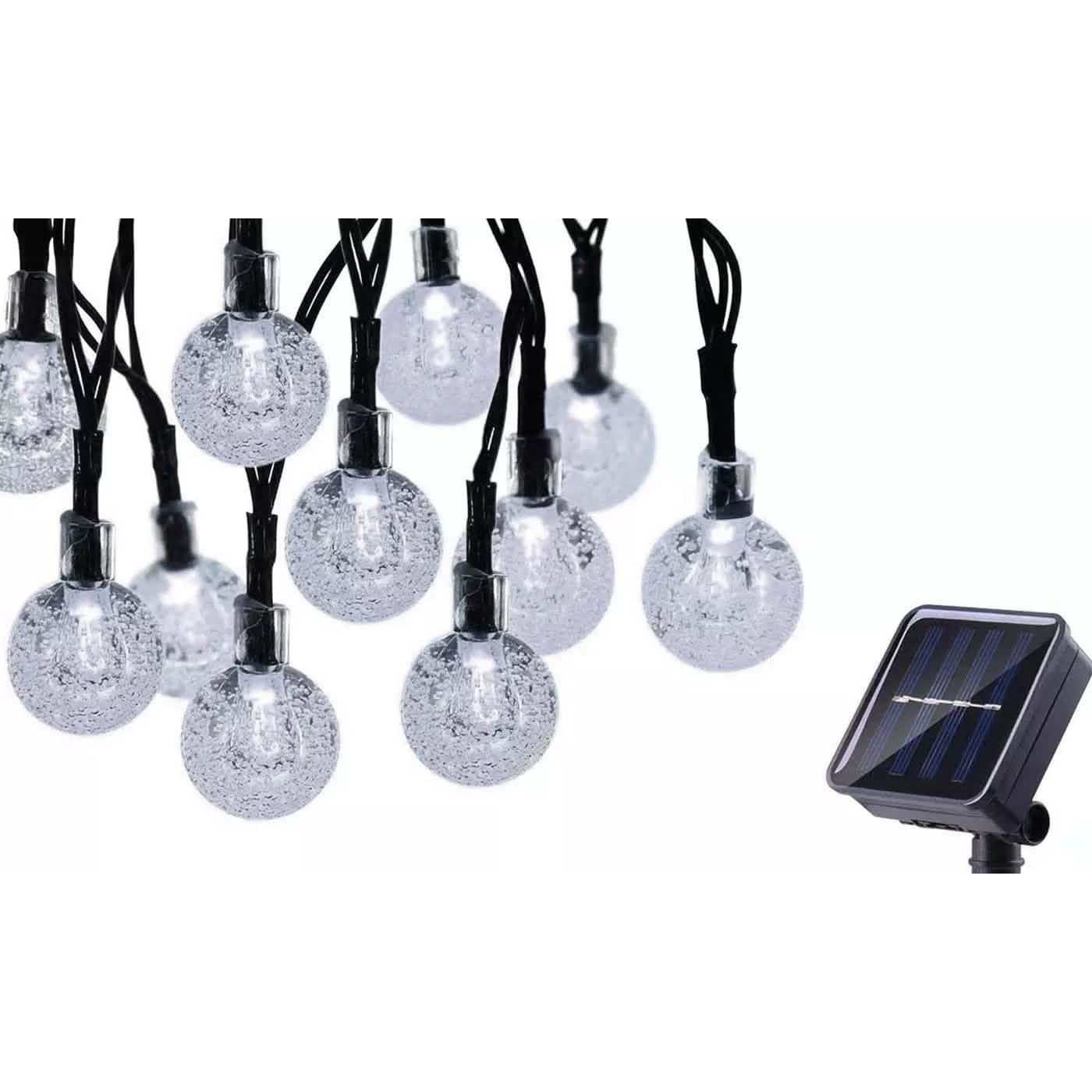 30 LED Solar String Ball Lights Outdoor Waterproof  Garden Decor