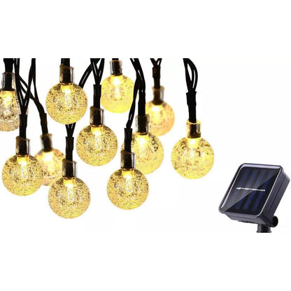 30 LED Solar String Ball Lights Outdoor Waterproof  Garden Decor