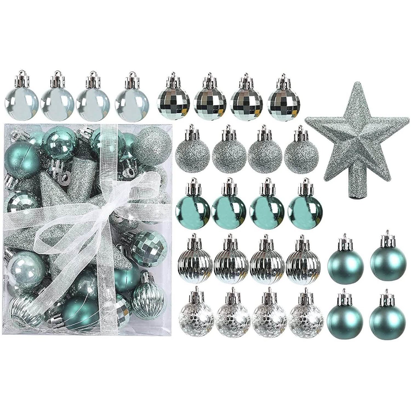 30-Piece: Christmas Balls Ornaments for Xmas Tree